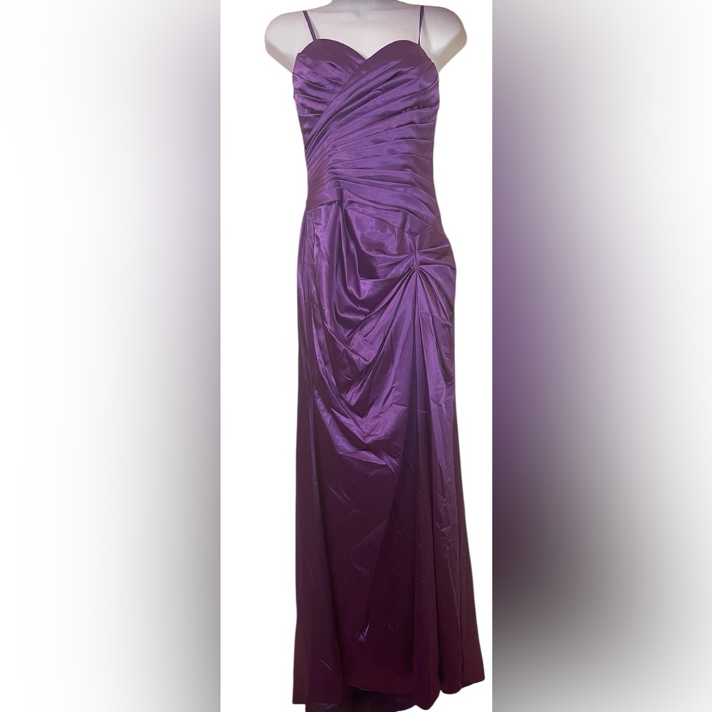 Cinderella Purple Maxi Trumpet Dress
